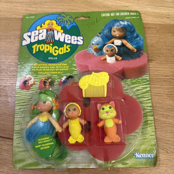 Kenner Other - Vtg 1981 Kenner Sea Wees TropiGals OCEANNA BABY SEABRINA SEASER Combo NEW IN BOX